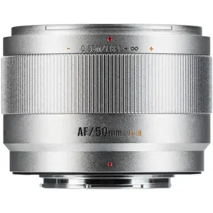 7Artisans AF 50mm F1.8 Lite Argent Fuji X 20  de remise