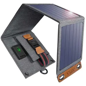 Comparateur de prix : Choetech Chargeur Panneau solaire Pliable Puissance 14W Etanche Compact Gris