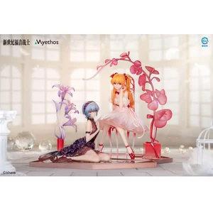 Myethos Statuette PVC Evangelion 1-7 Rei Ayanami et Asuka Shikinami Langley WH