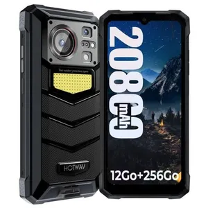 HOTWAV W11 Téléphone IP68 Étanche 20800mAh 6.6'' FHD+ 12+256Go Smartph... pas cher