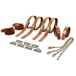 LOCKINK - Set de Contraintes 8 Sangles de Bondage - brun pas cher