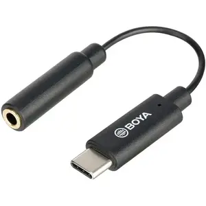 Adaptateur audio Boya By-k4 Trs femelle vers USB-C mâle pas cher