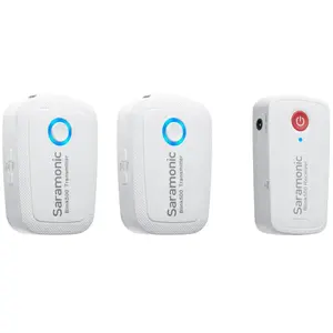 Comparateur de prix : Saramonic Blink500 B2W (TXW+TXW+RXW) double micro cravate sans fil 2,4 GHz (blanc)
