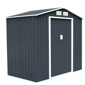 Giantex abri de jardin en métal cabaneremise de jardin stockage rangem... pas cher