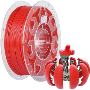 Creality 3D CR-PLA Red_1.75mm_1KG_transpare spool_black and white boxVendu paramazon