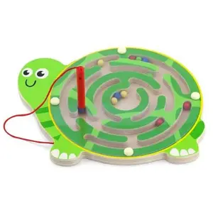 Plan Toys Labyrinthe magnétique en bois : Tortue pas cher