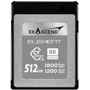 Comparateur de prix : Exascend Carte Mémoire Cfexpress 2.0 Type B Element 512gb