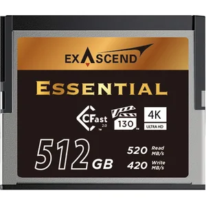Exascend Carte CFast 2.0 Essential - 512Gb
