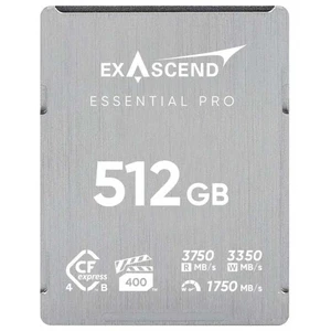 Exascend Carte Mémoire Cfexpress 4.0 Type B Essential Pro 512gb pas cher