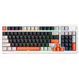Machenike KG98 Clavier mécanique tri-mode 96 %, disposition QWERTY US,...Vendu parjoybuy