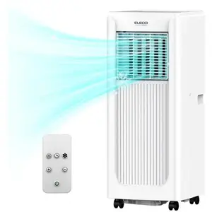 ELECCI Climatiseur portable, télécommande, R290, 1,8 kW, 4-en-1 (Refro...