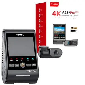 Comparateur de prix : Viofo Caméra De Tableau De Bord A229 Pro 2ch 4k + 2k Wifi Gps