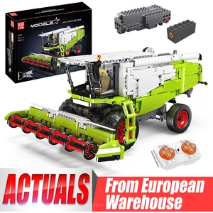 Mould King 17014 camion technique, jouets, contrôle APP et RC, modèle de moissonneuse, assemblage, pas cher