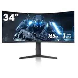 Moniteur semi pro gaming Koorui 34E6UC 34" Incurvé 165 Hz WQHD pas cher