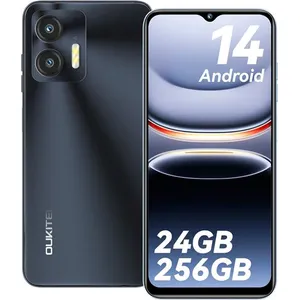 Smartphone OUKITEL C36,24(8+16)Go+256Go/1 To,Android 14,écran 6,56HD+/... pas cher