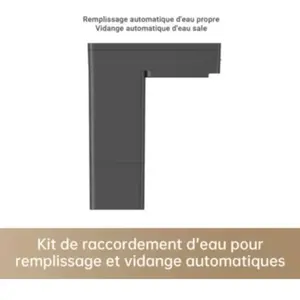 Comparateur de prix : Dreame RAW4 Kit d'accessoires de raccordement à l'eau, Couleur:Gris