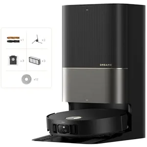 Comparateur de prix : Aspirateur robot Dreamer X50 Ultra complet, autonettoyant et autovideur, noir