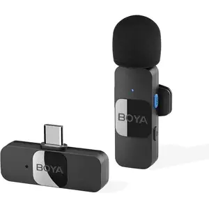 Comparateur de prix : Boya V10 Micro cravate sans fil, omnidirectionnel, réduction de bruit....
