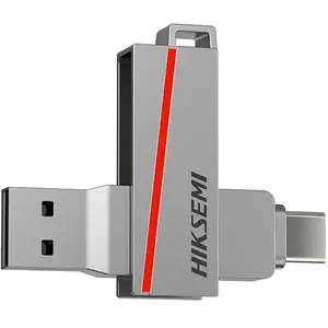 HIKSEMI Clé USB 3.2 et Type A+C 32 Go | HS-USB-E327C 32G U3 Argent |