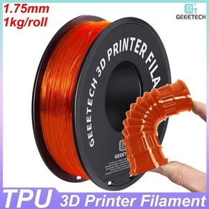 GEEETECH Geetech imprimante 3D TPU 1KG 1.75mm transparent orange filam...Vendu parcdiscount