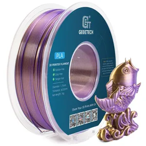 Geeetech imprimantes 3D Filament PLA 1,75mm 1kg côté or+violet bicolor... pas cher