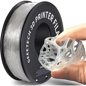 Comparateur de prix : Geeetech Filament TPU flexible 1,75mm1kg/rouleau transparente pour imp...