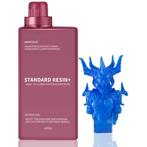 1 KG de Résine Standard GEEETECH Bleue UV 405nm pour imprimantes 3D SL... pas cher