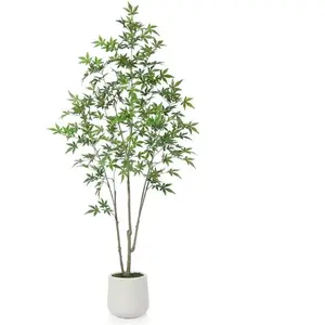 OEM Sapin artificiel blanc de 180 cm, pour l'intérieur et l'extérieur pas cher