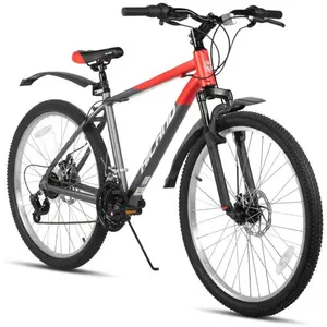 HILAND VTT adulte 26 pouces 18 vitesses doubles freins à disque  cadre...Vendu parcdiscount