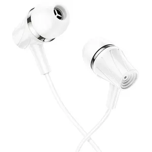 Ecouteurs BOROFONE BM69 Universel 3.5mm Blanc pas cher
