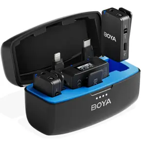 Microphone Lavalier sans fil - BOYA - Boya - 2.4G - Omnidirectionnel - Portée 300m pas cher
