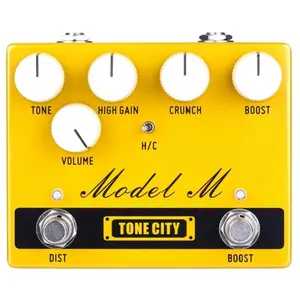 Comparateur de prix : Tone City Model M - Pédale Distortion - T-D Series