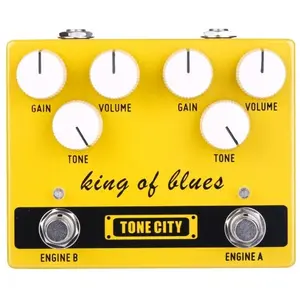 Comparateur de prix : Tone City King Of Blues - Pédale Overdrive - T-D Series