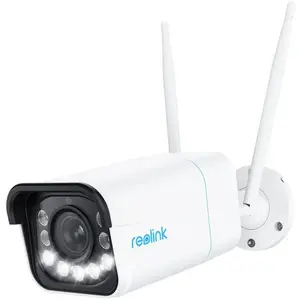 Caméra de sécurité WiFi double bande Reolink W430 4K UHD, blanche