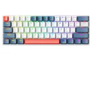 Machenike K500-B61 clavier mécanique filaire 60 %, disposition QWERTY ... pas cher
