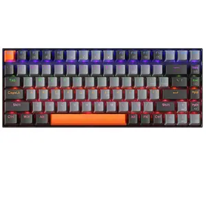 Machenike K500A-B84 Clavier filaire 75 %, disposition QWERTY US, inter...