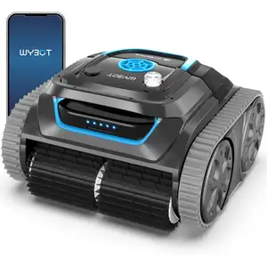 Robot Piscine Sans Fil Wybot S1 - Connecté, Autonome avec Batterie Lon... pas cher