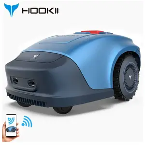 HOOKII Tondeuse robot pour Jardins Jusqu à 1000m², Tonte parallèle, re...