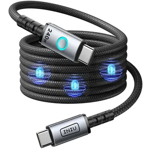 Comparateur de prix : Iniu Cable Magnetique Leopard USB C/C 240W Noir