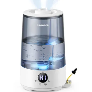Comparateur de prix : Homvana Humidificateur d'Air bébé, 3.6 L Cool Mist Top-Fill, 16dB Sile...