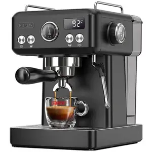 Machine à expresso HiBREW H10A, 19 bars, acier inoxydable, programmabl...