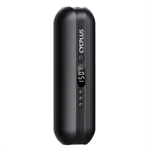 CYCPLUS Pompe à Vélo électrique 150psi,Pompe Velo Electrique,Mini Compresseur,Gonfleur Velo Portable,Banque de Puissance A2 Blanc