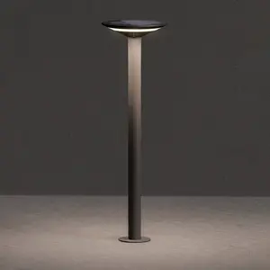 KLEWE Borne lumineuse LED solaire Keope, anthracite, hauteur 80 cm, IP...Vendu parluminaire