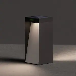 KLEWE Lampe solaire LED MILIO FULL, anthracite, 35 cm, aluminium, IP65Vendu parluminaire