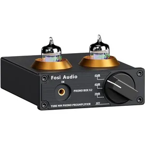 Comparateur de prix : Fosi Audio Box X2 - Preamplificateur Phono pour Platines MM, Réglage d...
