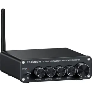 Amplis hi-fi stéréo Fosi Audio BT30D-24V Noir pas cher