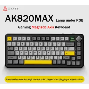 NACODEX AJAZZ AK820MAX Clavier mécanique trois modes remplaçable à cha... pas cher