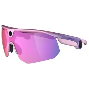 BleeqUp Ranger AI Sports Glasses, Lunettes AR, Violet, Pink