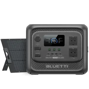 Générateur solaire BLUETTI Elite 300 avec panneau solaire 350 W, batte...Vendu parkaufland