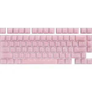 Glassy Carbon Fiber Keycap Set (126-Key)Vendu parakko